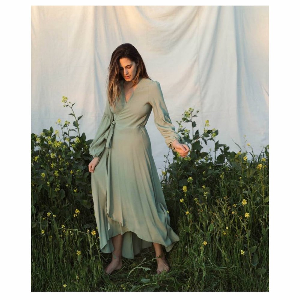 Christy Dawn Bergen Dress in Washed Linden